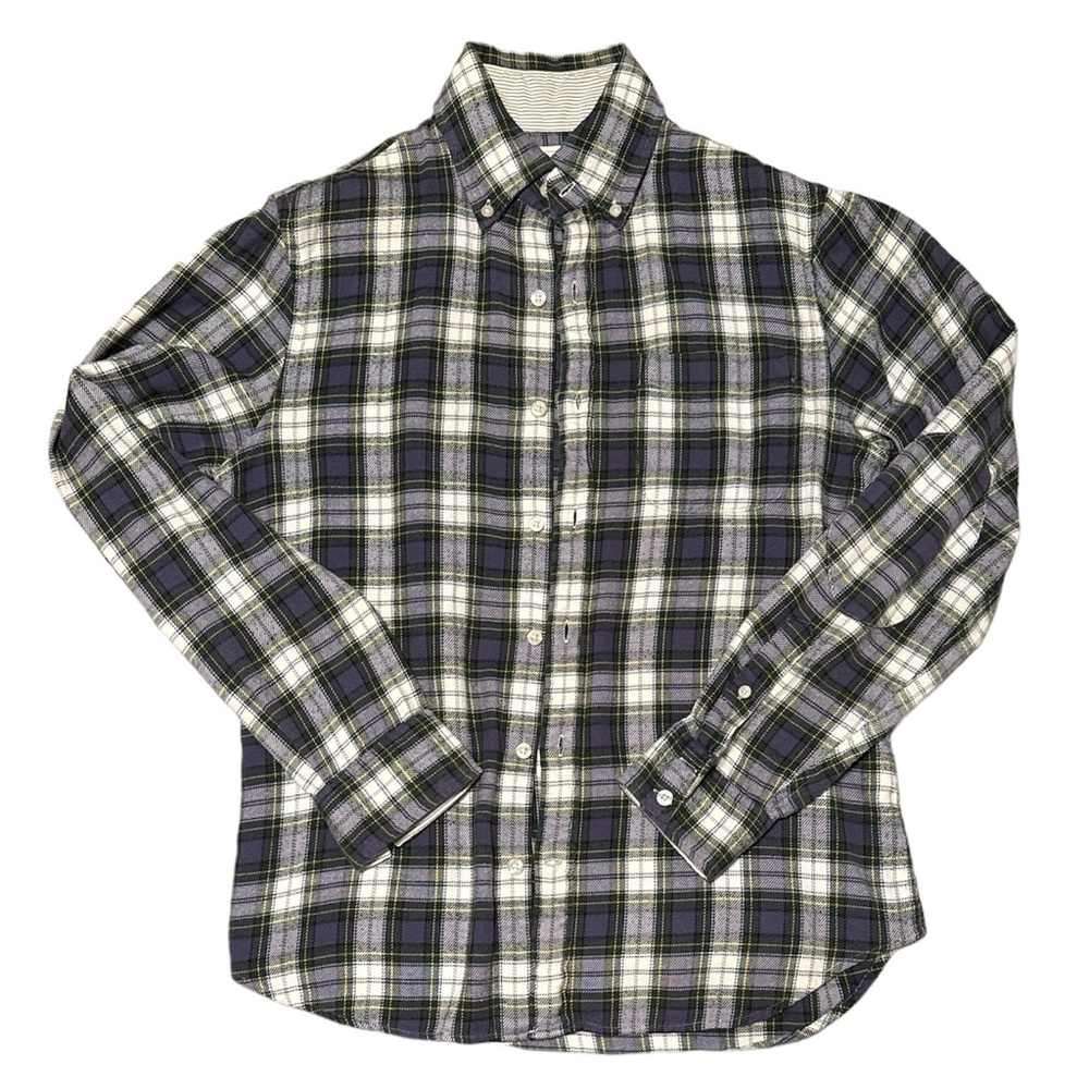 GAP x GQ Michael Bastian Plaid Flannel Shirt